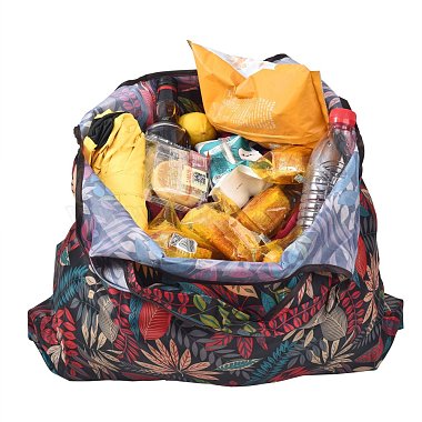 4Pcs 4 Styles Foldable Eco-Friendly Nylon Grocery Bags(ABAG-SZ0001-12)-5