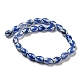 Blue Tibetan Style dZi Beads Strands(TDZI-NH0001-C09-01)-3