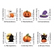 30pcs 6 cabochons en résine de style thème Halloween(RESI-CJ0001-194)-2