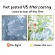 Autocollants statiques de film de fenêtre teinté au laser de couleur pvc imperméable(DIY-WH0314-117)-8