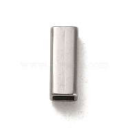 304 Stainless Steel Beads, Rectangle, Stainless Steel Color, 10x4x4mm, Hole: 3.5x3.5mm(STAS-Q316-05D-P)