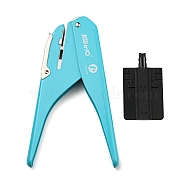 Iron Paper Craft Hole Punches, Paper Puncher for DIY Paper Cutter Crafts & Scrapbooking, Deep Sky Blue, 6mm(OFST-PW0012-01A)