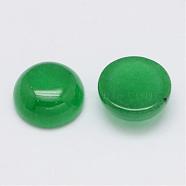 Natural Malaysia Jade Cabochons, Half Round, Dyed, 8x4mm(G-F311-01-8mm)