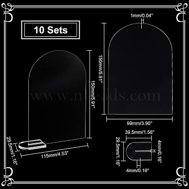 soportes de letreros de mesa de acrílico(DIY-WH0374-21)-2