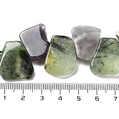 Natural Prehnite & Amethyst Beads Strands(G-P528-K08-01)-4