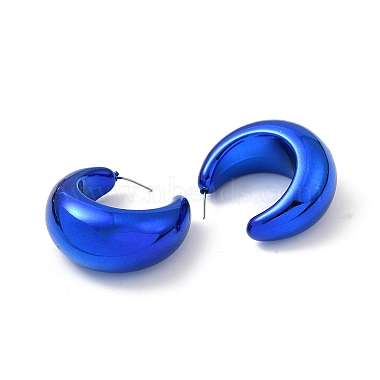 Arch Acrylic Stud Earrings(EJEW-P251-17)-3