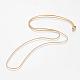 Eco-Friendly Rack Plating Brass Chain Necklaces(MAK-G002-05G-A-FF)-2