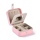 PU Imitation Leather Jewelry Organizer Box(CON-P016-A01)-5