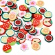 1800Pcs 6 Style Fruit Theme Handmade Polymer Clay Nail Art Decoration(CLAY-YW0001-23)-5