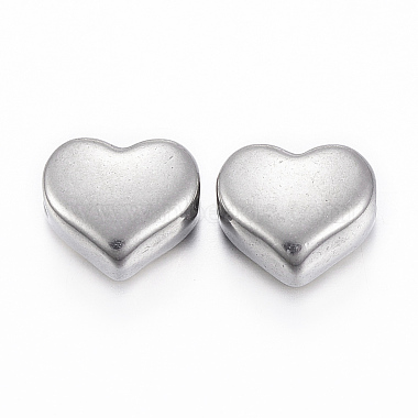 Stainless Steel Color Heart Stainless Steel Beads