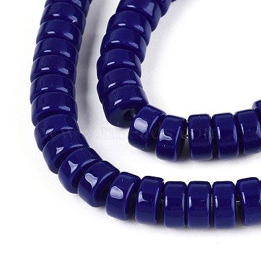 Opaque Solid Color Glass Beads Strands(X-GLAA-N026-3x6mm-09)-3