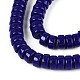 Opaque Solid Color Glass Beads Strands(X-GLAA-N026-3x6mm-09)-3