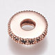Entretoises de perles en laiton avec zircone cubique de micro pave(ZIRC-K074-11A-02)-3