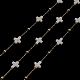 Cross Natural Shell Link Chains(CHS-G028-05B-G)-1