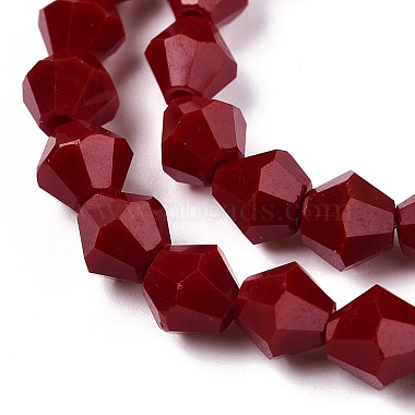 Opaque Solid Color Imitation Jade Glass Beads Strands(GLAA-F029-P6mm-17)-3