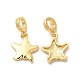Rack Plating Brass Star European Dangle Charms(KK-B068-48G)-1