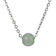 Natural Green Aventurine Round Bead Pendant Necklaces(NJEW-JN04551-04)-1