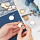 Kit de fabrication de pendentifs ronds et plats(DIY-UN0004-48)-4