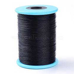 Fishing Thread Nylon Wire, Black, 0.5mm, about 984.25 yards(900m)/roll(NWIR-R038-0.5mm-01)