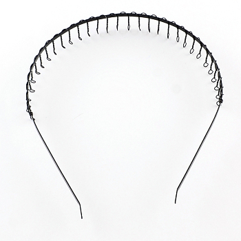 Iron Hair Accessories Findings, Hair Band Findings, Gunmetal, Inner Diameter: 120mm