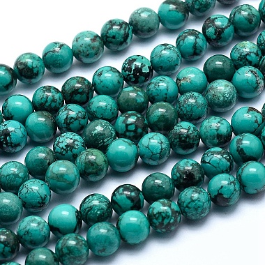 Natural Magnesite Beads Strands(TURQ-G148-06-6mm)-2
