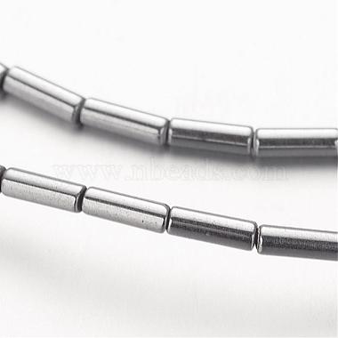 4mm Tube Non-magnetic Hematite Beads
