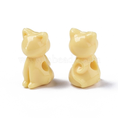 Opaque Acrylic Kitten Beads(X-MACR-S830-02)-2