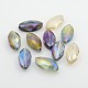 Faceted Electroplate Crystal Glass Horse Eye Beads(X-EGLA-F071-M)-1