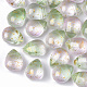 Two Tone Transparent Spray Painted Glass Beads(GLAA-T017-01-B01)-1