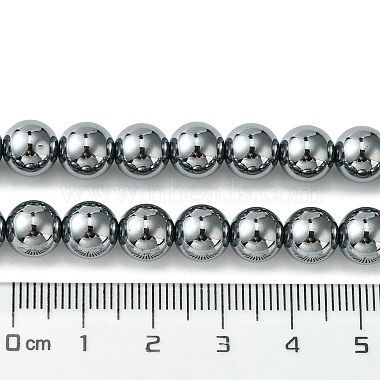 Natural Terahertz Stone Beads Strands(G-Z034-B13-04)-5