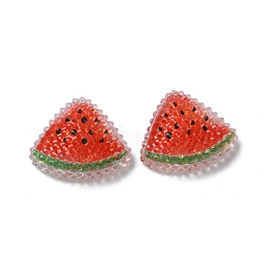 Watermelon Epoxy Resin Cabochons