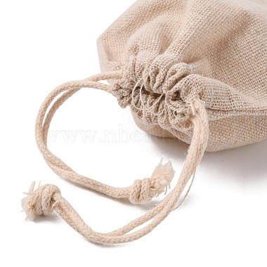 コットンラッピングポーチ巾着袋(ABAG-R011-10x12)-4