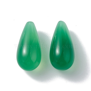 Натуральный зеленый оникс шарики агата(G-F741-02B-02)-2