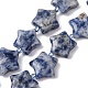 nat&uuml;rliche blaue Fleck Jaspis Perlen Str&auml;nge(G-K359-E11)-2