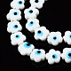 Chapelets de perles vernissées manuelles(LAMP-N029-008H)-3