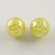 AB Color Transparent Crackle Round Acrylic Beads(CACR-S006-07)-1