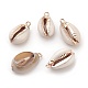 Electroplate Cowrie Shell Pendants(BSHE-L037-04)-1