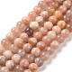 Round Natural Sunstone Beads Strands(G-I176-09-6mm)-1