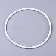 Hoops Macrame Ring, for Crafts and Woven Net/Web with Feather Supplies, White, 300x7.2mm, Inner diameter: about 285.6mm(DIY-WH0157-47H)
