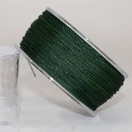 Nylon Thread Cord, For Jewelry Making, Dark Slate Gray, 0.4mm, about 196.85 yards(180m)/roll(NWIR-E028-01F-0.4mm)