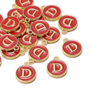 Golden Plated Alloy Enamel Charms(ENAM-S118-03D)-4