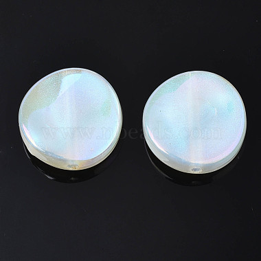 Rainbow Iridescent Plating Acrylic Beads(PACR-S221-003)-2