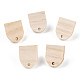 Boucles d'oreilles en bois de frêne(EJEW-N017-011K)-1