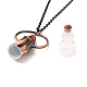 304 Stainless Steel Openable Perfume Bottle Pendant Necklaces(NJEW-I239-05R)-4