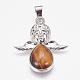 Natural Tiger Eye Pendants(G-G651-E02)-2