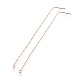 Brass Stud Earring Findings(KK-I645-01G)-1