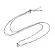 Adjustable 304 Stainless Steel Slider Necklaces(X-NJEW-L156-004P)-1