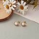 Handmade Millefiori Lampwork Earring Stud Settings and Ear Nuts(EJEW-JE04418-01)-3