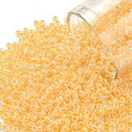 TOHO Round Seed Beads, Japanese Seed Beads, (148) Ceylon Peach Cobbler, 11/0, 2.2mm, Hole: 0.8mm, about 5555pcs/50g(SEED-XTR11-0148)