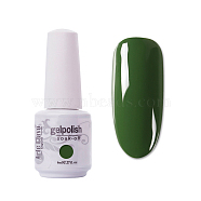 8ml Special Nail Gel, for Nail Art Stamping Print, Varnish Manicure Starter Kit, Dark Green, Bottle: 25x66mm(MRMJ-P006-G055)